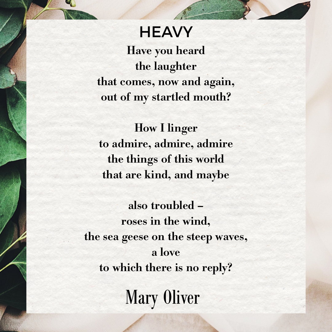 Heavy by Mary Oliver