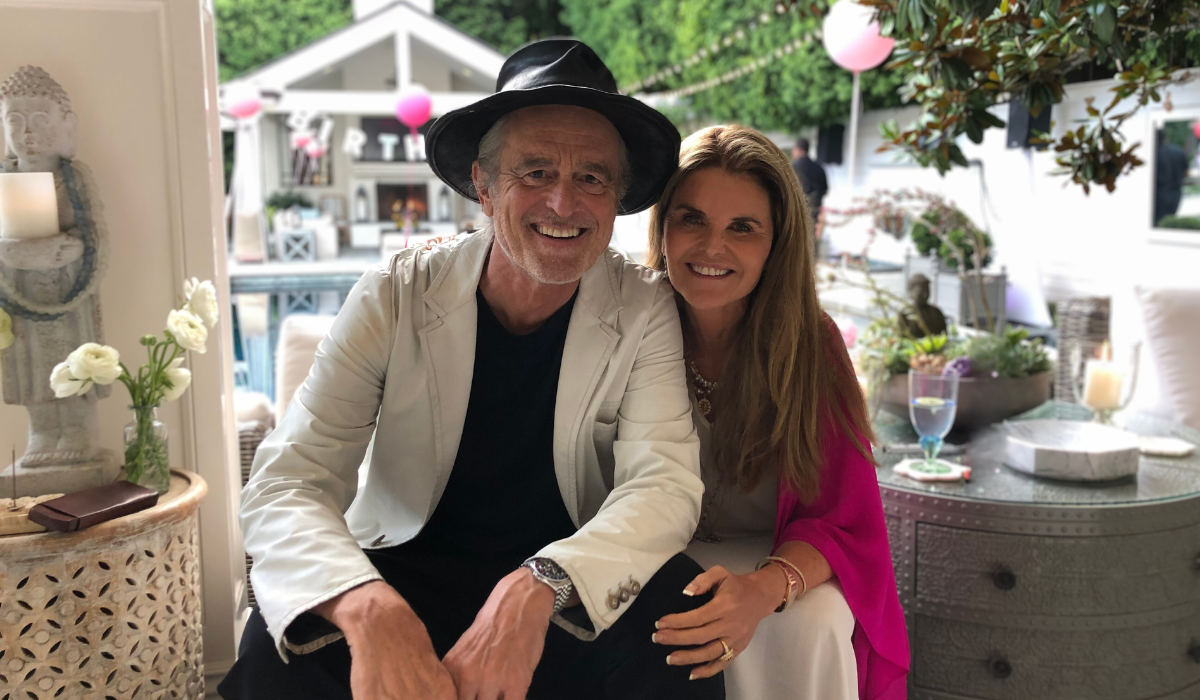 Maria and her brother, Bobby Shriver.
