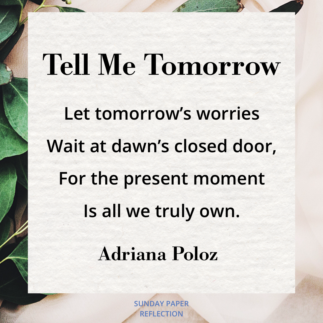 Tell Me Tomorrow by Adriana Poloz