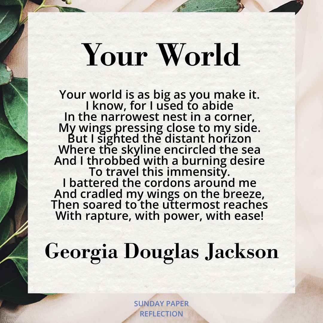 Your World by Georgia Douglas Jackson