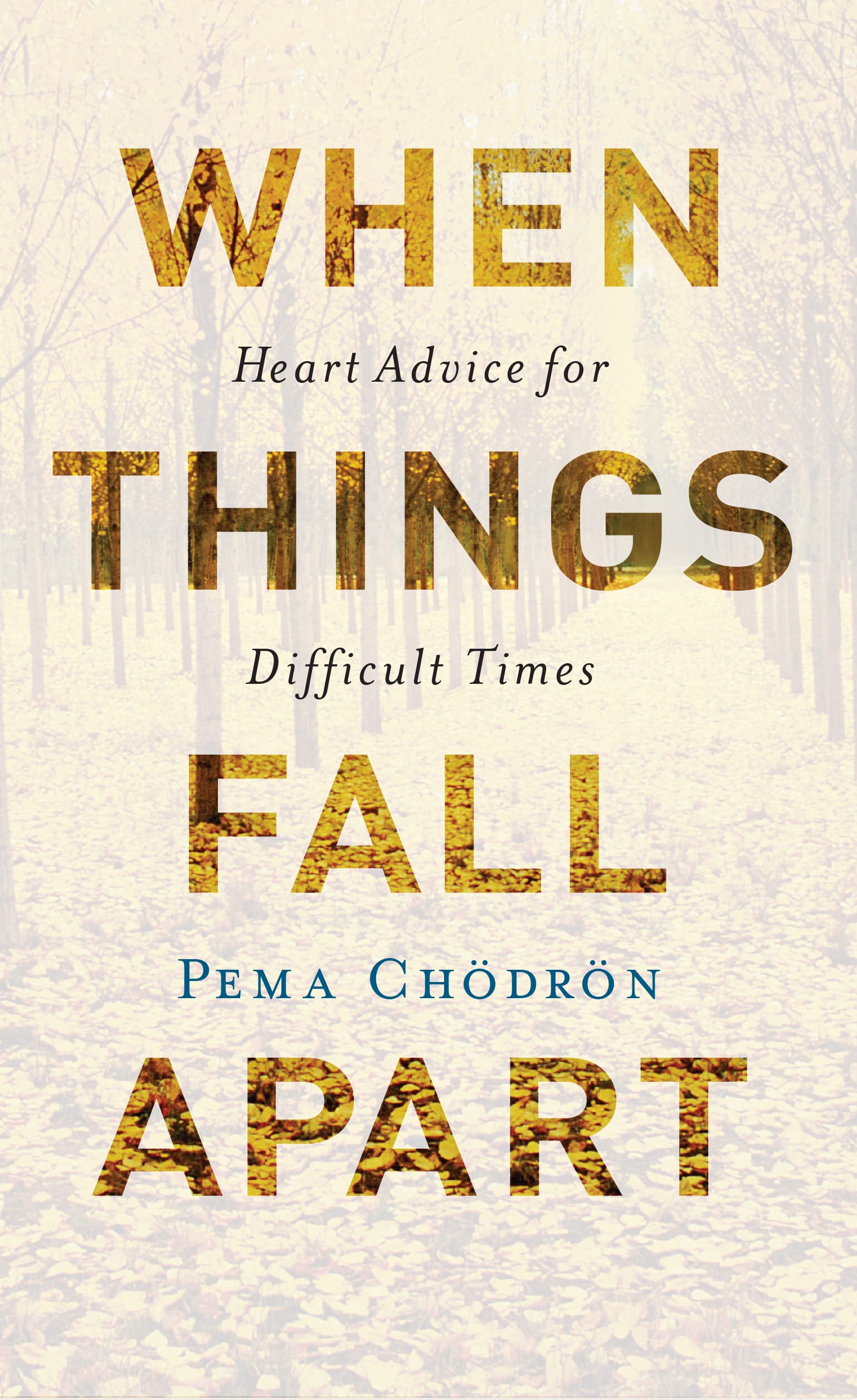 When Things Fall Apart: Heart Advice for Difficult Times by Pema Chödrön.