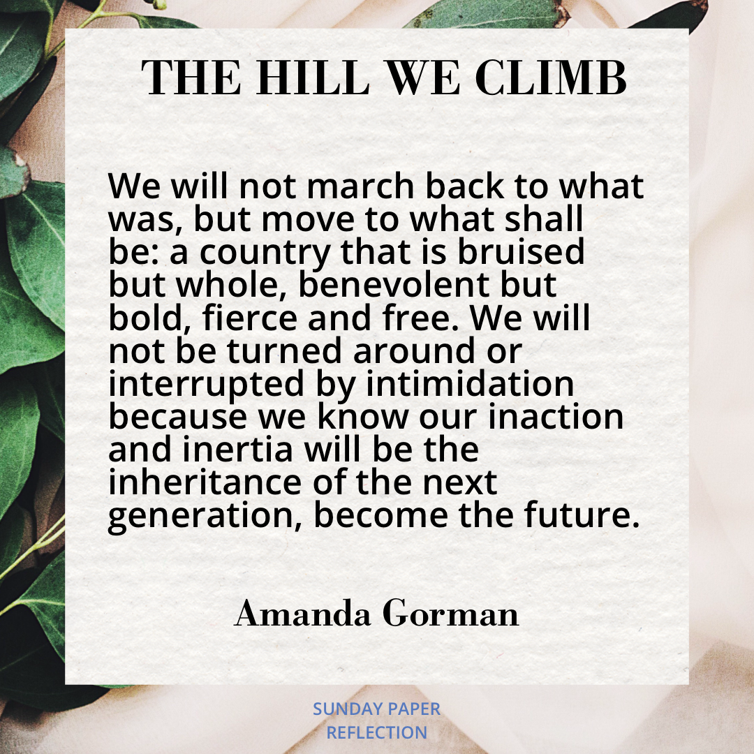 The Hill We Climb by Amanda Gorman