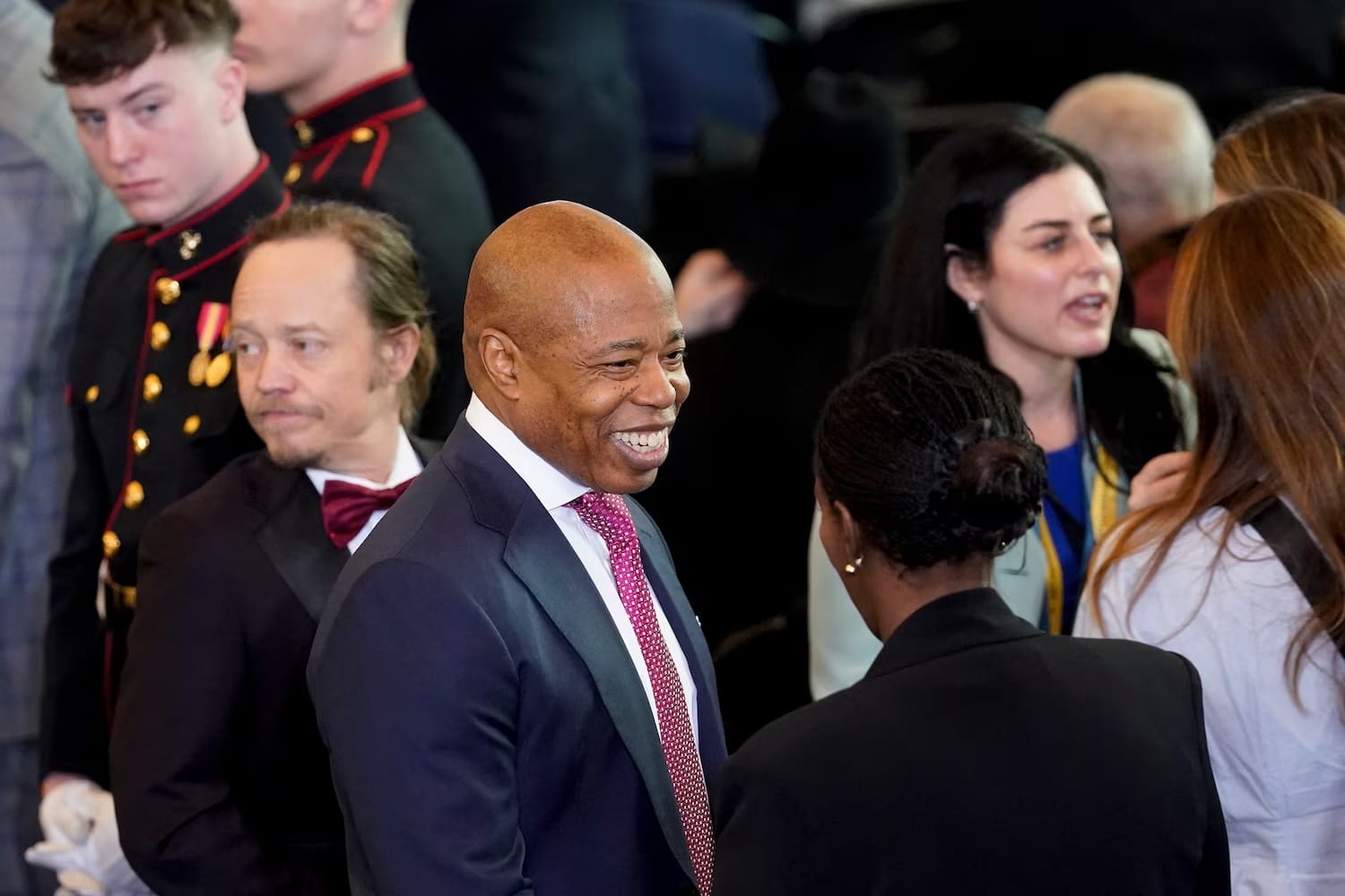 NYC Mayor Eric Adams at Trump's inauguration