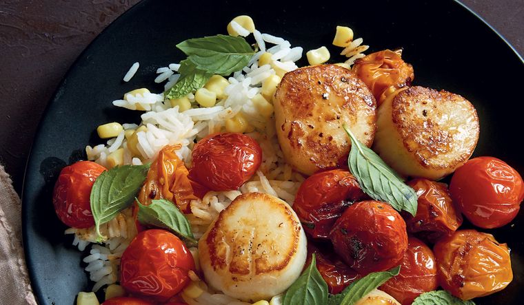 The Sunday Dinner Table: Antoni Porowski's Scallops with Burst Cherry Tomatoes