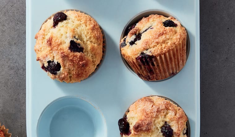 The Sunday Paper Dinner Table: Lemony Yogurt Muffins