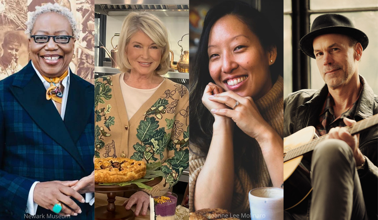 Photos of Linda C. Harrison, Martha Stewart, Joanne Lee Molinaro, and Paul Jensen.