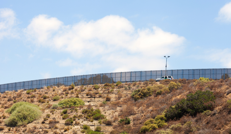 U.S. Mexico Border in San Diego.